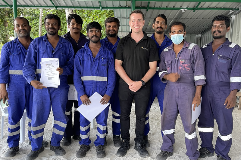 Protea have just commissioned the first P2000 instrument in the  Maldives.
